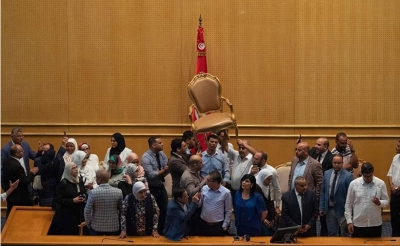عبير موسي من مجلس المستشارين إلى مكتب الحبيب خضر:  البرلمان في الفوضى الى ما لا نهاية