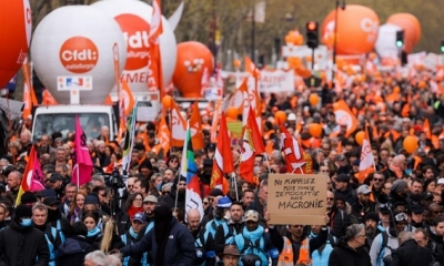 يوم تعبئة جديد ضد إصلاح التقاعد عشية قرار حاسم للمجلس الدستوري في فرنسا