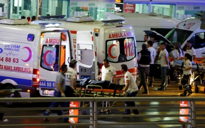 خلفت 41 قتيلا من بينهم 13 أجنبيا:  هجمات إرهابية تضرب مطار «أتاتورك» باسطنبول التركية