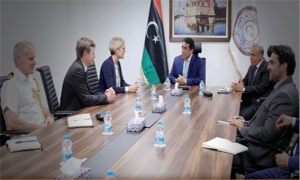 ليبيا: المنفي يستقبل مدير إدارة الشرق الأوسط وشمال إفريقيا بوزارة الخارجية البريطانية