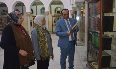وزير الشّؤون الدّينية يفتتح مكتبة الوزارة