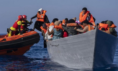 منظمة خيرية إسبانية تنقذ 117 مهاجرا أبحروا من ليبيا