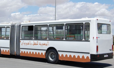 سرقة حافلة تابعة لشركة النقل بالقيروان:  العثور عليها بعد أن انتزع منها مجهولون بعض التجهيزت والمعدات