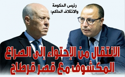 رئيس الحكومة والائتلاف الحاكم: الانتقال من الاحتواء إلى الصراع المكشوف مع قصر قرطاج