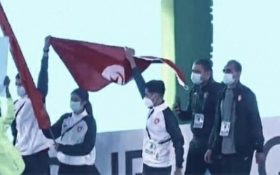 المنتخب الوطني لالعاب القوى يحط الرحال بالجزائر