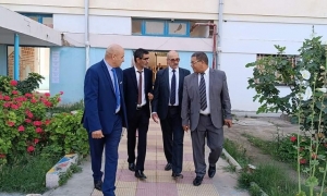 والي  القصرين يؤدي زيارة تفقد إلى معهد سبيطلة