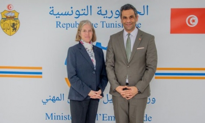 وزير التشغيل يلتقي سفيرة كندا بتونس
