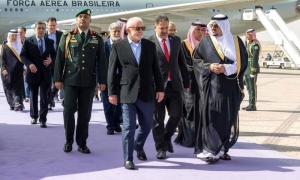 الرئيس البرازيلي يبحث في السعودية تطورات الوضع في غزة