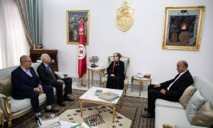رئيسة الحكومة تتحادث مع الأمين العام لاتحاد عمال تونس