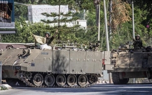اصابة 3 جنود إسرائيليين بصاروخ مضاد للدبابات على حدود لبنان