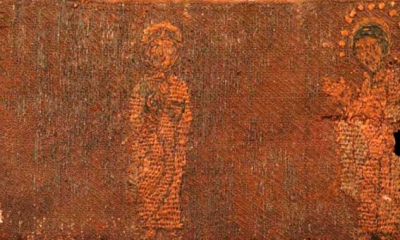 اكتشاف لوحة تصور "المسيح " فى مقابر مغولية