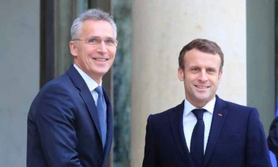 فرنسا...ماكرون يستقبل الأربعاء الأمين العام لحلف شمال الأطلسي