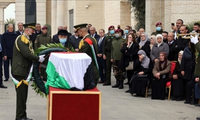 تشييع جثمان رئيس الوزراء الفلسطيني الأسبق أحمد قريع