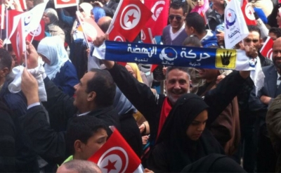 انطلقت في حشد أنصارها استعدادا لمسيرة السبت 27 فيفري الجاري:  الشارع.. المعركة القادمة لحركة النهضة