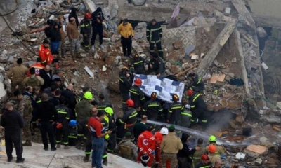 14 قتيلا جراء انهيار مبنى في طرابلس بلبنان