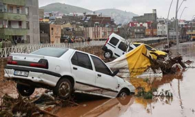 مقتل 10 أشخاص على الأقل بفيضانات ضربت منطقة الزلزال في تركيا