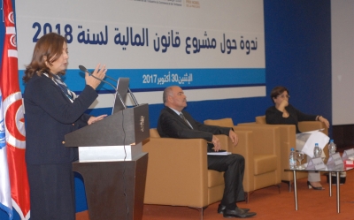 في صورة عدم تعديل مشروع قانون المالية لسنة 2018 بوشماوي تجدد تهديدها بالانسحاب من وثيقة قرطاج وغلق المؤسسات..