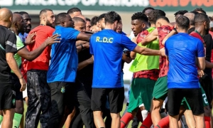 الـ&#039;كاف&#039; تفتح تحقيقا بعد اشتباكات بين لاعبي المغرب والكونغو