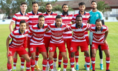 التشكيلة الأساسية للنادي الإفريقي في مباراة باهير دار