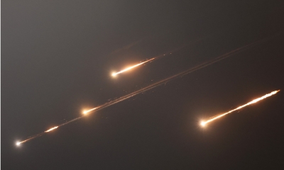 إطلاق 3 دفعات صاروخية من إيران نحو إسرائيل