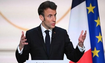 15.1 مليون فرنسي تابعوا خطاب ماكرون بعد إصدار قانون "التقاعد" رسميا