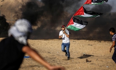 احتجاجات في غزة عقب استشهاد 10 فلسطينيين برصاص الإحتلال