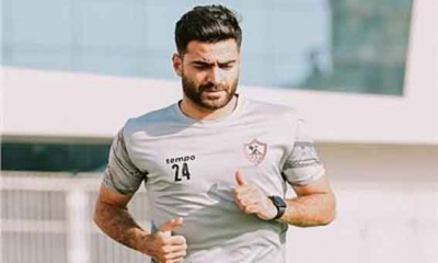حمزة المثلوثي يواصل برنامجه التأهيلي في الزمالك المصري