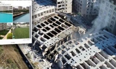 حاول الفرار بعد انهيار مجمعه السكني: تركيا قبض على مقاول بناء وتجي أموالا بحوزته