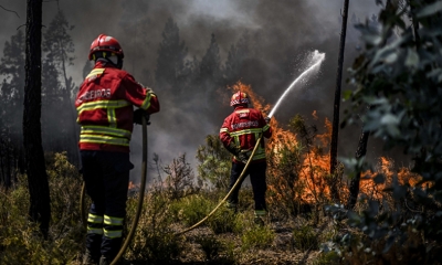 حريق الغابات يأتي على سبعة آلاف هكتار في وسط البرتغال